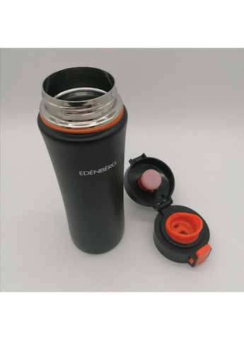 Термокружка-термос 480 мл EB-628 Нержавеющая сталь с силиконовым нескользящей оболочкой Edenberg (354823763)