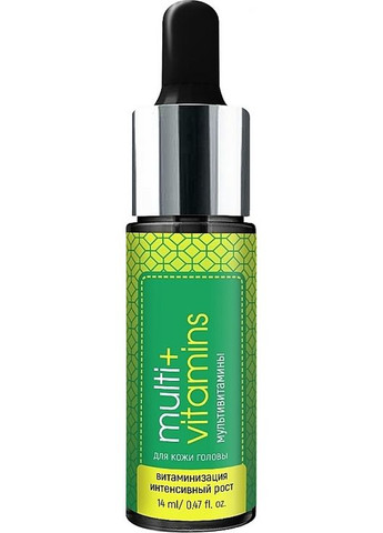 Сироватка "Мультивітамін для шкіри голови" Multi+ Vitamins 14ml (911872-31158103) Pharma Group Laboratories (368664512)