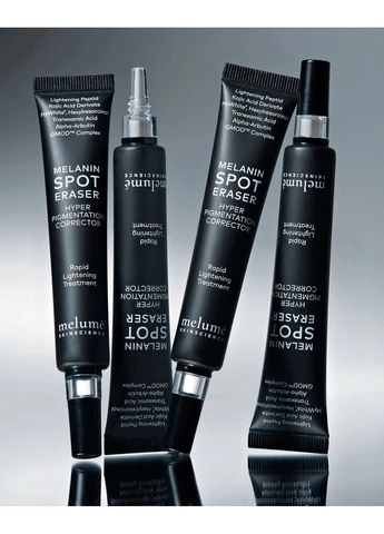 Сыворотка-корректор пигментных пятен Melanin Spot Eraser Rapid Lightening Treatment 30 мл 4040638300628 Melumé Skinscience (402937879)