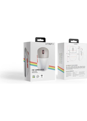 Мышь беспроводная M8 Wireless Retro (M8W-RGB-RETRO) Xtrfy (336955685)