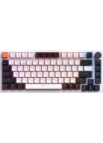 Клавіатура Asgard Valhalla MK160W Pro 75 RGB Wireless/Bluetooth/USB White (m492898) GAMEPRO Asgard Valhalla MK160W Pro 75 RGB Wireless/Bluetoo (369026132)