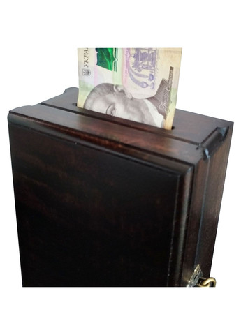 Деревяна копілка для грошей, монет (20/13 см.) Україна (315728985)