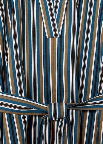 Комбінована пляжна сукня Zara в смужку