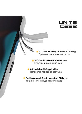 Чохол UNIT2 для Apple iPhone 15 Pro White (ARM69980) ArmorStandart (327887175)