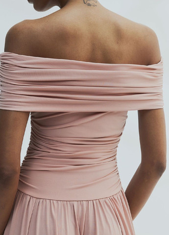 Розовое праздничный платье H&M однотонное