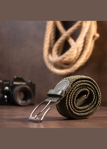 Текстильний чоловічий ремінь класика 20527 Vintage (337353089)