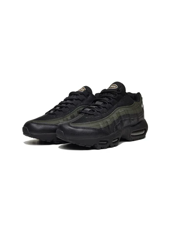 КРОСІВКИ ЖІНОЧІ NIKE AIR MAX 95 PREMIUM BLACK GREEN НАЙК АІР МАКС 95 ЧОРНІ No Brand чорні демісезони (391997994)