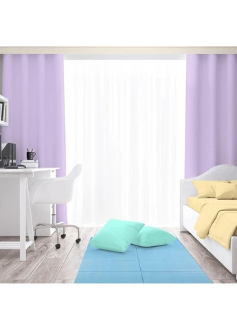 Дитячий складний термокилимок однотонний 2000х1500х10мм (297) SW-00001190 Sticker Wall (394717057)