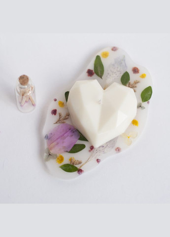 Ароматична свічка із соєвого воску "Heart mini" SP2328, 40 г Spokiy (322948834)