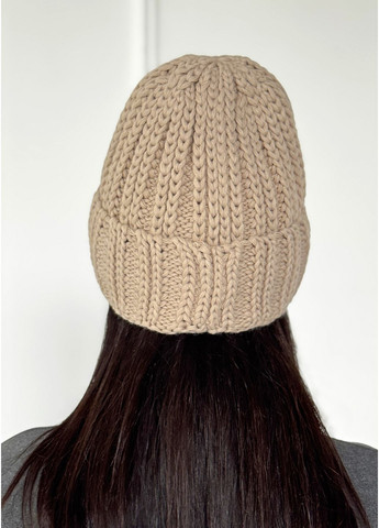 Жіноча шапка-біні фактурної в'язки INNOE Шапка (365775207)