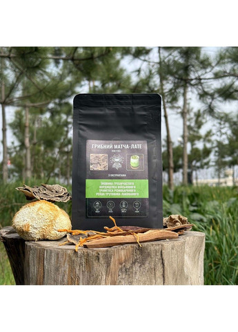 Грибний Матча-лате (без кофеїну) 250 г Лісовик (364210530)