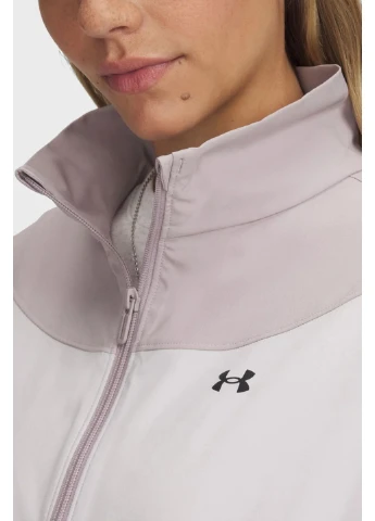 Комбинированная демисезонная куртка ua rival woven jacket 1389631-009 сиреневый 1389631-009 Under Armour
