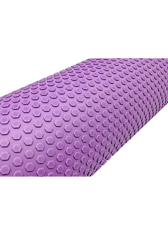 Масажний ролер Foam Roller 45 см Фіолетовий EasyFit (362441019)