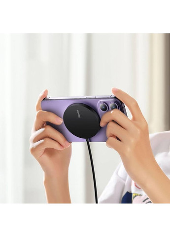 Беспроводное зарядное устройство Simple Mini3 Magnetic Wireless Charger 15W Baseus (360554634)