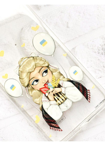 Чехол на Samsung Galaxy S24 FE Украинка со сладостями (принт 175) Creative (360700703)
