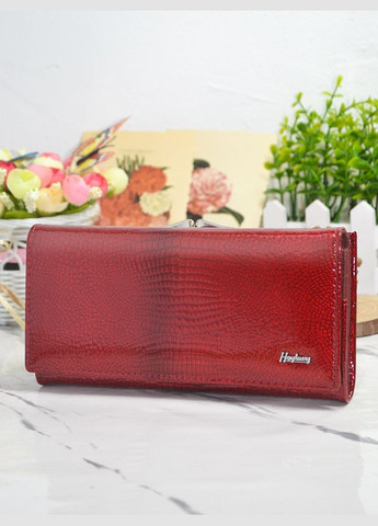 Кожаный женский кошелек на магните 0828 Henghuang (307284865)