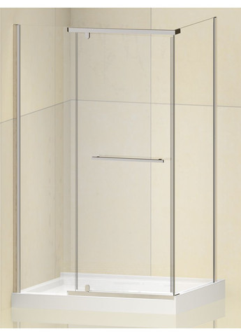 Душова кабіна без піддону SR SC01-120x80x200-TR-01 прозоре скло Easy Clean 8мм, хром (KR5353) KOER (330027330)