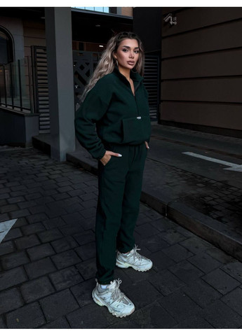 Жіночий трендовий флісовий теплий костюм No Brand (363969510)