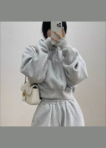 Костюм (вкорочене худі+джогери) Fashion (322118776)