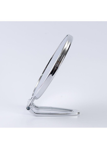 Дзеркало косметичне настільне 6 дюймів для щоденного макіяжу Кругла Сріблястий Salon Professional (364684896)