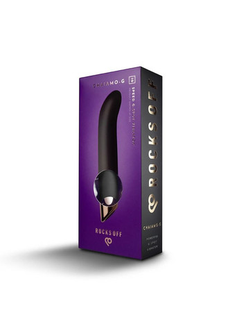 Вибратор для точки G Chaiamo G Black, 10 режимов - CherryLove Rocks-Off (332209464)