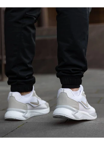 КРОСІВКИ ЖІНОЧІ NIKE RACER WHITE SILVER НАЙК РЕЙСЕР БІЛІ No Brand білі демісезони (391967772)