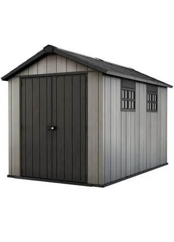 Садовый домик Oakland 7511 229х350 см коричнево-серый/антрацит 230391 Keter (318426636)