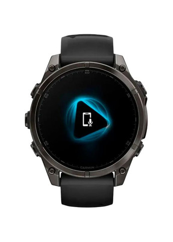 Смарт-годинник Fenix 8 Amoled 47mm Sapphire Carbon Grey DLC Titanium with Black/Pebble Grey Silicone Band (010-02904-21) Garmin (324021812)