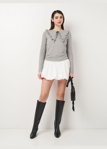 Сірий демісезонний джемпер з бавовни Mamalicious