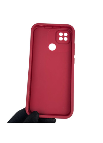 Чехол силиконовый Soft Touch для Redmi 9C бордовый (Полная защита камеры) Xiaomi (366389977)