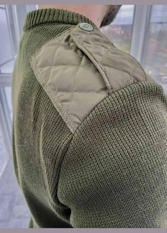 Оливковый свитер тактическое масло No Brand
