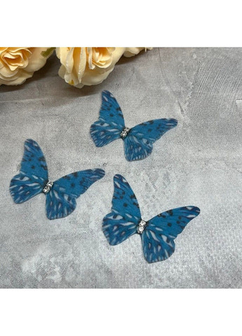 Бабочка шифоновая (двухслойная), размер ≈ 3,5*4,5 см, арт 016590, 1 шт No Brand (317352021)