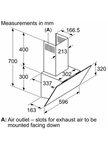 Витяжка DWK64PJ60T Bosch (323047985)