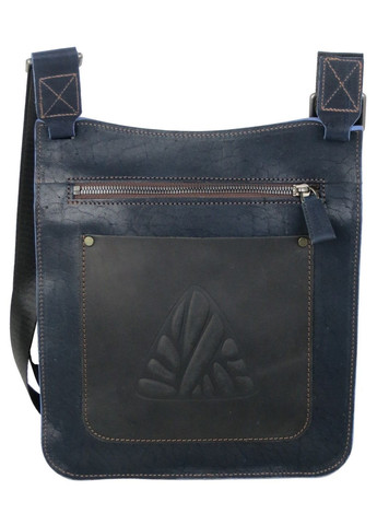 Кожаная мужская наплечная сумка 24х26х3 см. Mykhail Ikhtyar (288047882)