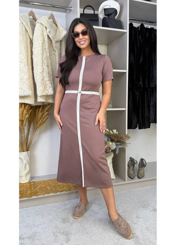 Коричневое платье Milani