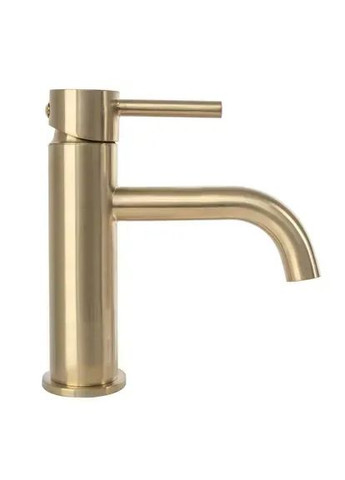 Смеситель для раковины LUNGO BRUSHED GOLD низкий Rea (387271562)