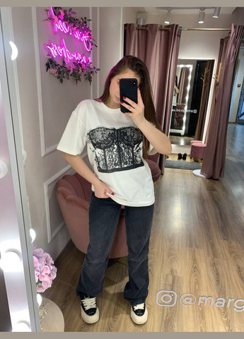 Женская футболка с принтом Україна - (331606630)