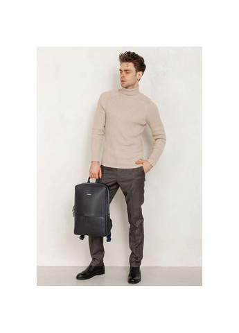 Рюкзак чоловічий шкіряний Foster 1.0 Темно-синій BlankNote (301871485)