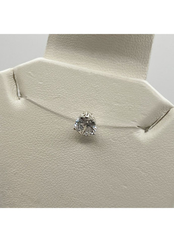 Кольє срібне на волосіні з кубічним цирконієм 36 1,4 г No Brand (370565084)