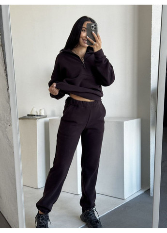 Женский флисовый костюм оверсайз,кофта и брюки с кантиком,турецкий флис Полар Україна (365957270)