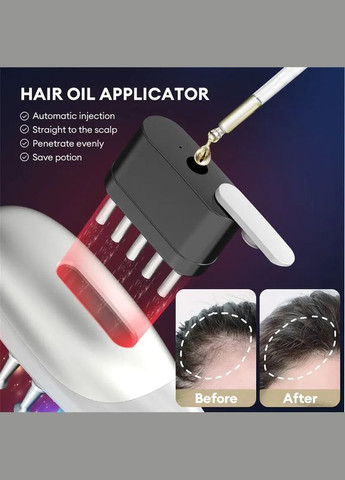 Электрическая массажная расческа с вибрацией и EMS против выпадения волос для усиления роста волос CkeyiN (296756842)