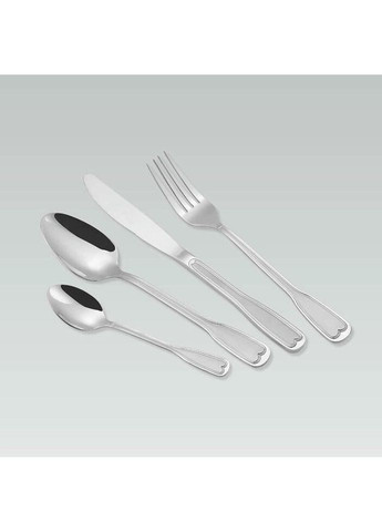 Набор столовых приборов MR-1519-24 24 предмета серебристый Maestro (335715568)