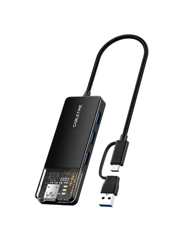 USB-хаб CB03B USB Type-C 4-в-1 CABLETIME (396718700)