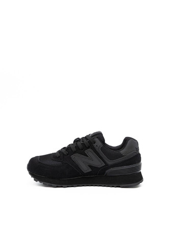 Кросівки жіночі New Balance Total Black ND No Brand 574 чорні демісезони (316546991)