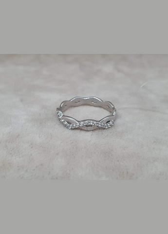 Срібне кільце з фіанітами. 901-00763 Qvaliz (322416166)