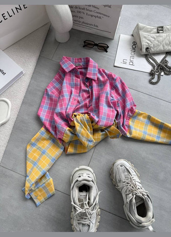 Жіноча сорочка в клітинку Гермес (348059329)