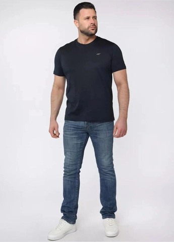 Черная футболка мужская с коротким рукавом Hugo Boss Boss Relaxed-Fit Handwritten Logo