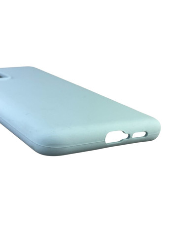 Чехол для Mi 10T силиконовый с микрофиброй нескользящий на сяоми ми 10т голубой Xiaomi (366389795)