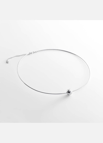 Серебряное колье с шариком (1099) 40 IRIJ (340334232)