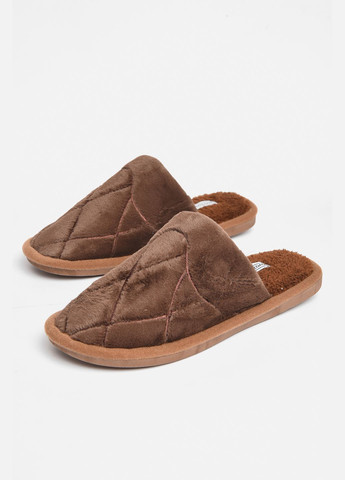 Капці кімнатні чоловічі темно-коричневого кольору Let's Shop (302660876)